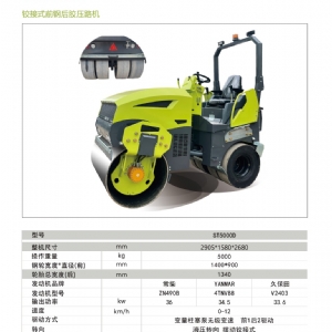 ST6000---6 Ton Double Drum Road Roller